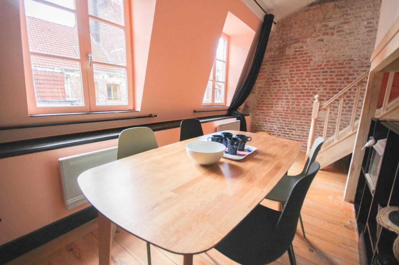 Old Lille - Superb Loft-Type Terrace! ليل المظهر الخارجي الصورة