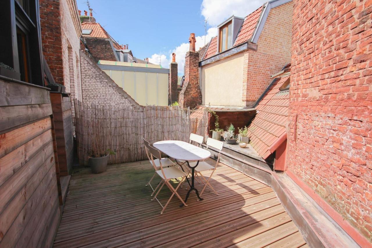 Old Lille - Superb Loft-Type Terrace! ليل المظهر الخارجي الصورة